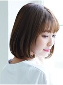 大人かわいいAラインボブ