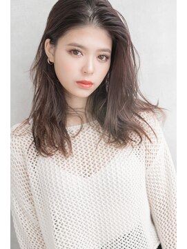 フレーム ヘア ルーム 天王寺駅前店(FRAME hair room) 【FRAME天王寺駅前/全席個室サロン】色っぽ♪ゆるふわセミロング