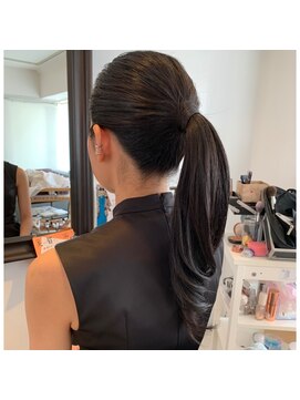 フェリーチェ(Felice) 結婚式ポニーテール　ウェディング　ブライダル　花嫁　黒髪