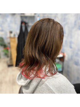 バード ヘアサロン(bird.) インナーカラー