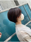 大人かわいいくびれミディーラベンダーインナーカラー