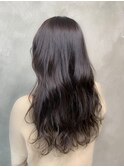 ナチュラルダークブラウン 艶髪 髪質改善