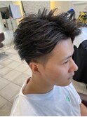 MEN'S HAIR ビジカジ×オールバック×アイロンスタイリング
