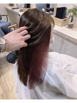 ヘアー リゾート グロウ(hair resort GROW)&nbsp;GROW緑橋☆インナカラー【カシスピンク】