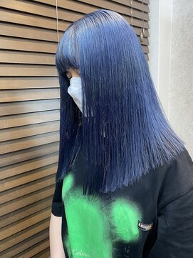 ソウバイジョージ(Sow by George) Takumi韓国ハイトーンネイビーブルー10代20代福岡博多天神大名