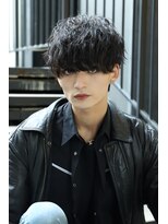 リップス 仙台ロフト(LIPPS)&nbsp;【波巻パーマ】前下がりマッシュ