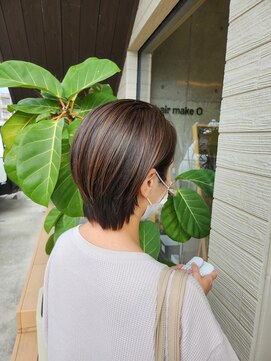 ヘアメイク ゼロ(0) ハイライトBob