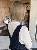 切りっぱなしボブ