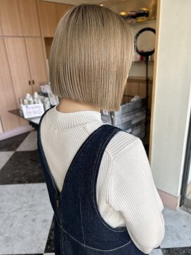 シャンプー ボーイ 宮崎柳丸店(SHAMPOO BOY) 切りっぱなしボブ