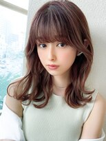 シルクレイ 新宿店(Silk-lei)&nbsp;大人可愛いチェリーブラウン/こなれミディ/美髪/髪質改善/新宿