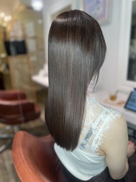 エムスリーディー アルル 赤坂店(M3D alulu) 【髪質改善】オリーブベージュ/セミロング