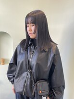 ユー(yew)&nbsp;姫カット＋ダークカラー