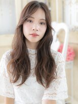 モッズ ヘア 福岡姪浜店(mod's hair) mod's姪浜/センターパートオンブレくせ毛風エアリーロングe