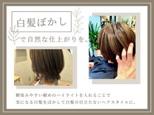 ビアンコ カーロ 二子新地店(Bianco caro)の雰囲気（白髪を活かす白髪ぼかしが大人女性に◎上品で白髪が目立ちにくい）