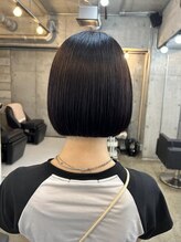 ボンド 三軒茶屋(Bond) パツっとミニボブ × ブラックカラー