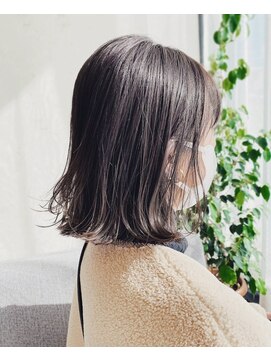 アン たまプラーザ(un) チョコブラ+外ハネボブ【髪質改善オージュア認定サロン】