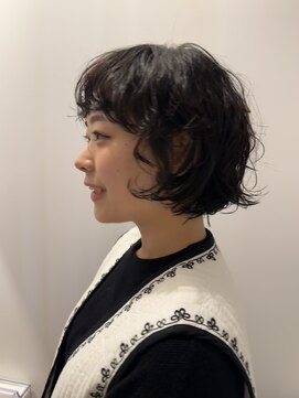 ニーム(nimes) honoka ミニボブパーマ・黒髪ボブ・ミニボブ・ボブパーマ