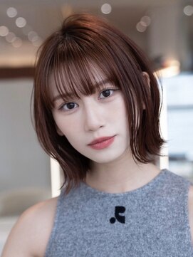 ドットハリス(.Hallis) レイヤーボブ/レイヤーカット/くびれレイヤー/韓国風ヘア