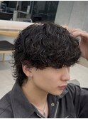 波巻きスパイラルパーマツイストスパイラルパーマウルフ名古屋栄