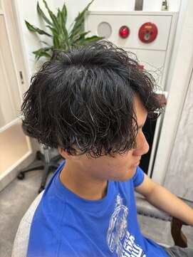 クラヴィア エクラート 梅田店(CLAVIA.ECLART) シャドウパーマ/波巻き