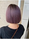 ボブ×パープルブラウン