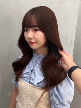 ロンドジェネルーズ 柏(Lond generous) 暗めカラー/グランマッシュ/デザインカラー/レイヤーカット/柏柏