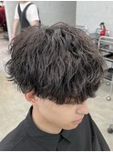 熊本メンズサロン　シャドウパーマ波巻きパーマ波巻きスパイラル