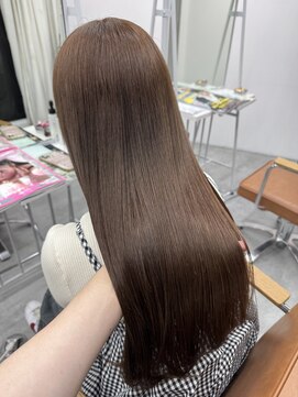 サロンドミルク 新百合ヶ丘店(salon de MiLK) ★ココアブラウンナチュラルブラウン暗めカラーデザインカラー
