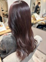 パプス ド コワフュール 川西能勢口店(Pap's de coiffeur)&nbsp;ナチュラルハイライト×ラベンダーグレージュ