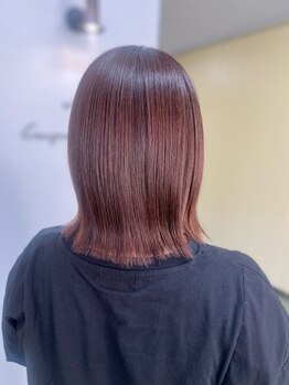 【髪質改善ヒートケアポテンツァ導入☆】うねりや広がりを抑えて、髪質改善をしながら自然なストレートに*