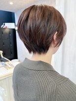 キャアリー(Caary)&nbsp;福山人気骨格補正美シルエットショートヘアショコラブラウン小顔