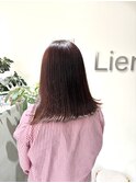 ボルドーカラー/ボルドー/暖色カラー/透明感カラー/艶カラー
