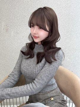 天神美容室 ハッシュカット×小顔レイヤー×韓国巻き×髪質改善