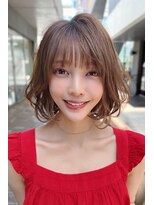 リークフー(Ree cu fuu)&nbsp;冬カール愛されヘルシースタイルふんわりショコラアッシュ