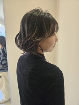 ユウヘアー 大高店(U Hair) ミニマムボブスタイルハイライトカラー