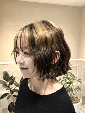 エミューバイメルシー(emmu by MERCI) ハイトーンベージュ×デザインカラー 大阪狭山市