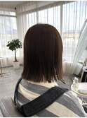 イメチェンヘアスタイル/ピンクベージュ/前髪カタログ