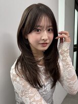 ニコ トウキョウ(nico TOKYO)&nbsp;ミディアムレイヤーカット顔周りレイヤーウルフハッシュカット