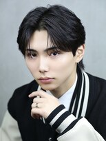 ザサードヘアー 船橋(THE 3rd HAIR)&nbsp;シースルーセンターパート　ニュアンスパーマ