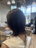 テラス アヴェダ 大丸心斎橋店(Terrace AVEDA)&nbsp;大人の外ハネミディ×艶感ブラウン