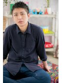 ツーブロックで決める!束感ショートb