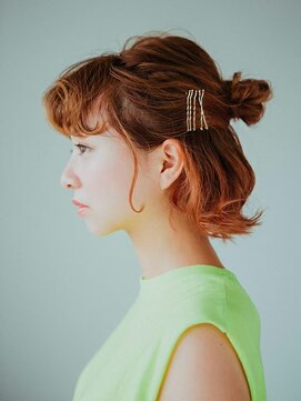 カラーサロンビスカリア 相模原エリア 淵野辺駅店(Color salon Biscaria) フラッフィーオレンジ