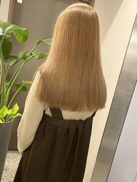 ティグル テンジン(TIGRE tenjin) ミルクティーベージュ☆ハイトーンカラー