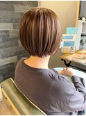 大人かわいい☆20代30代40代50代コンパクトショートボブ