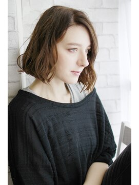 セントラル プラスエヌ(CENTRAL+n) 20代30代40代　ストールが巻きやすい！愛されボブ【草津】＃200