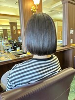 シャンプー ボーイ 宮崎柳丸店(SHAMPOO BOY) 切りっぱなしボブ 酸性ストレート