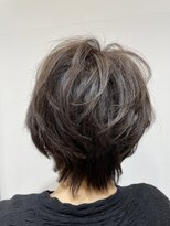 アイク(AiCK)&nbsp;大人可愛い40代50代前下がりショート◎白髪ぼかし