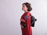 振袖着付け＋ヘアセット＋フルメイク￥16000