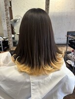 オーパスアミカ(OPUS AMICA)&nbsp;ミディアムスタイル×裾カラー