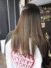 【カラーメンテナンス】艶感カラー＋TOKIOリミテッドトリートメント